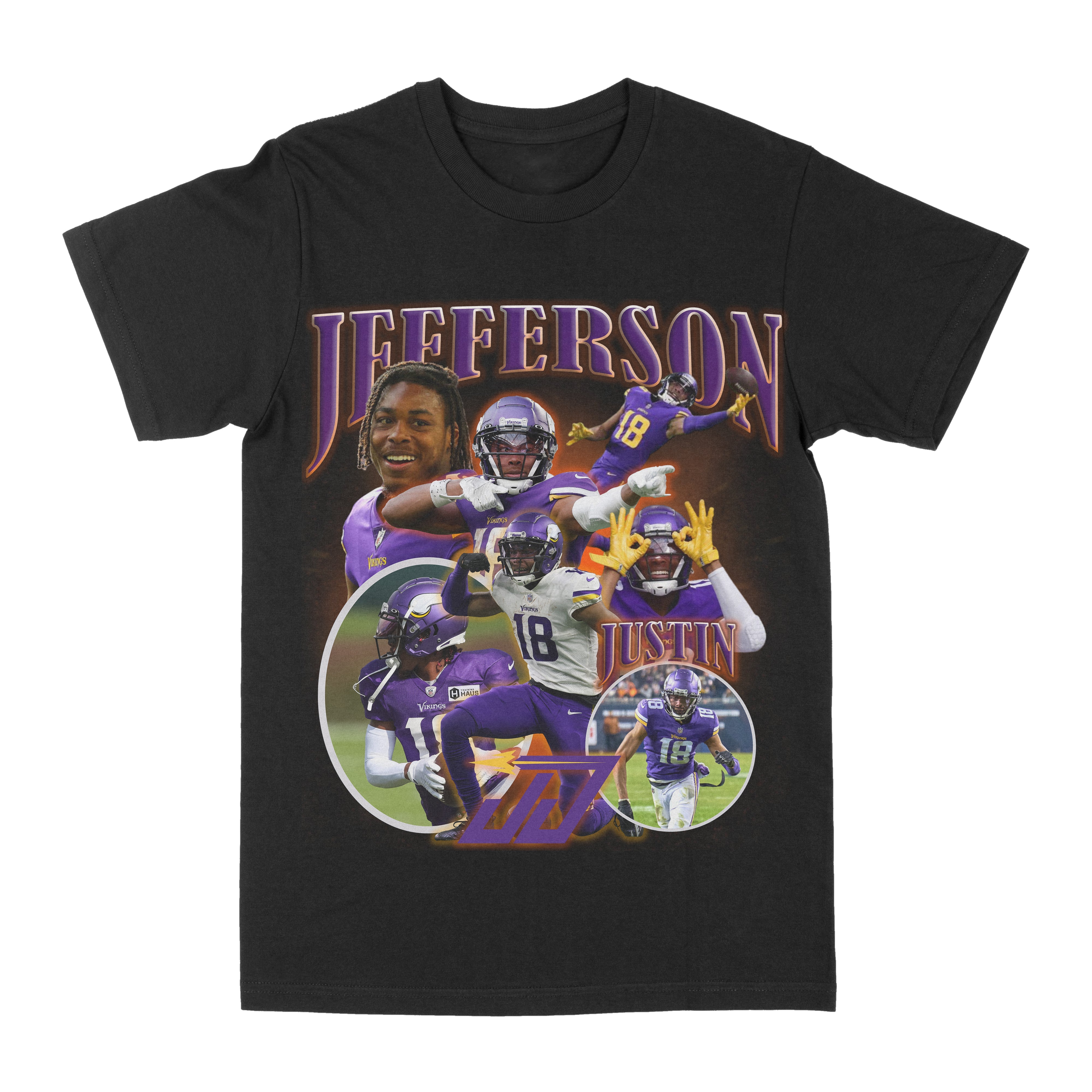 Justin Jefferson T-Shirt  Minnesota Football Men's Premium T