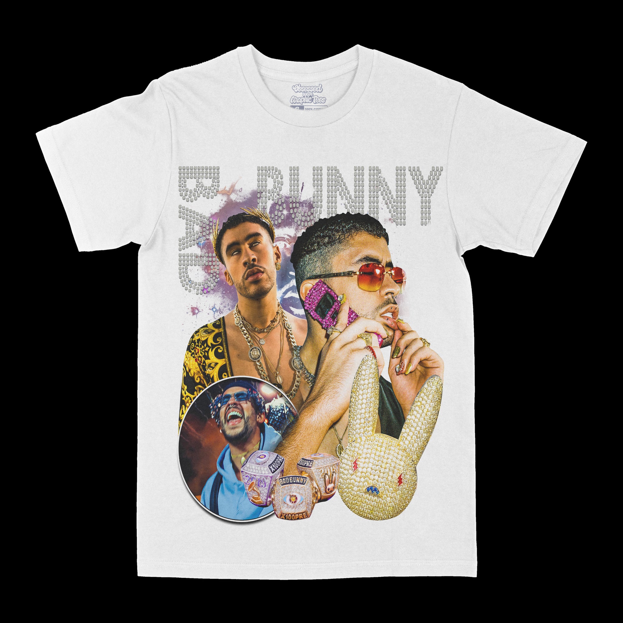 Bad Bunny Bling Graphic Tee