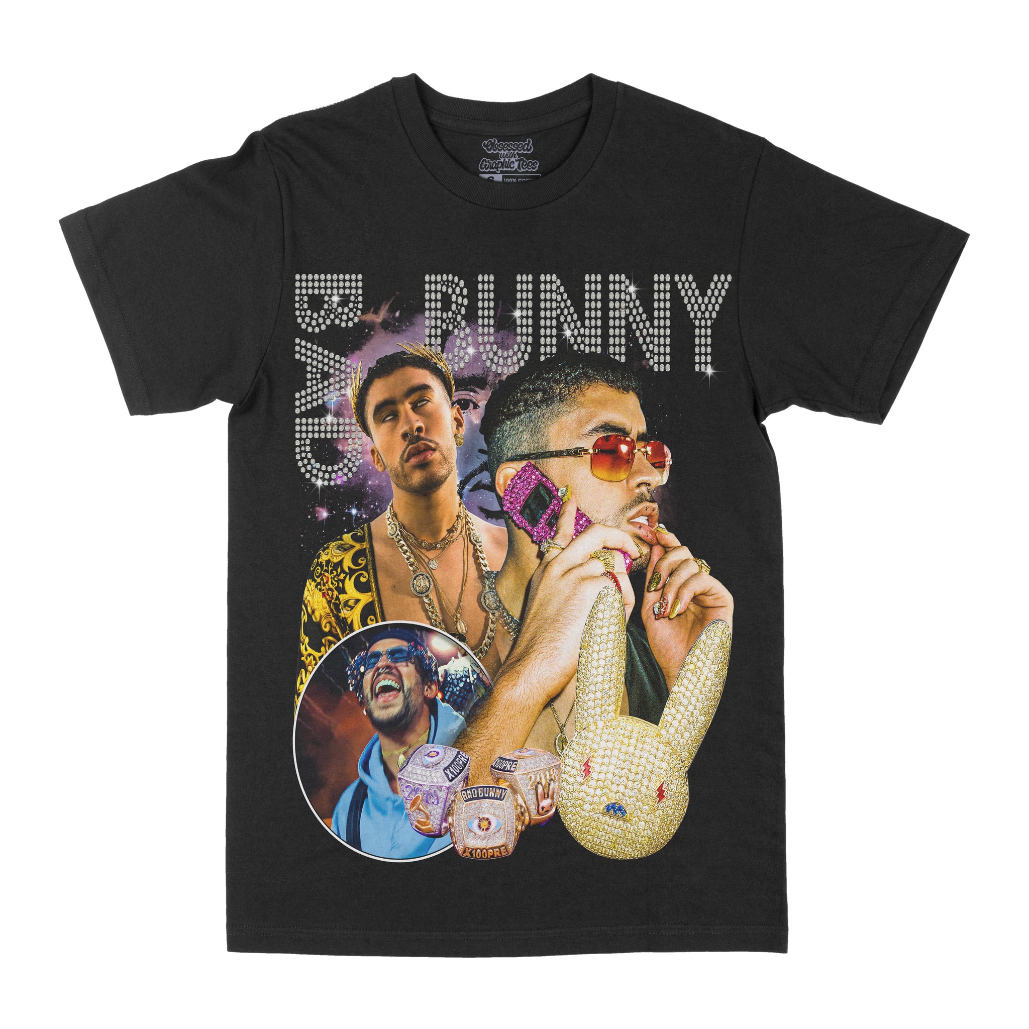 Bad Bunny Bling Graphic Tee
