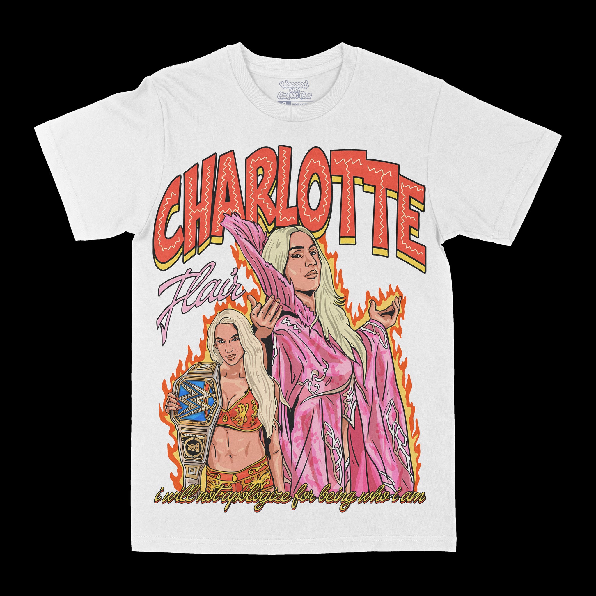 Charlotte Flair "Who Am I" Graphic Tee