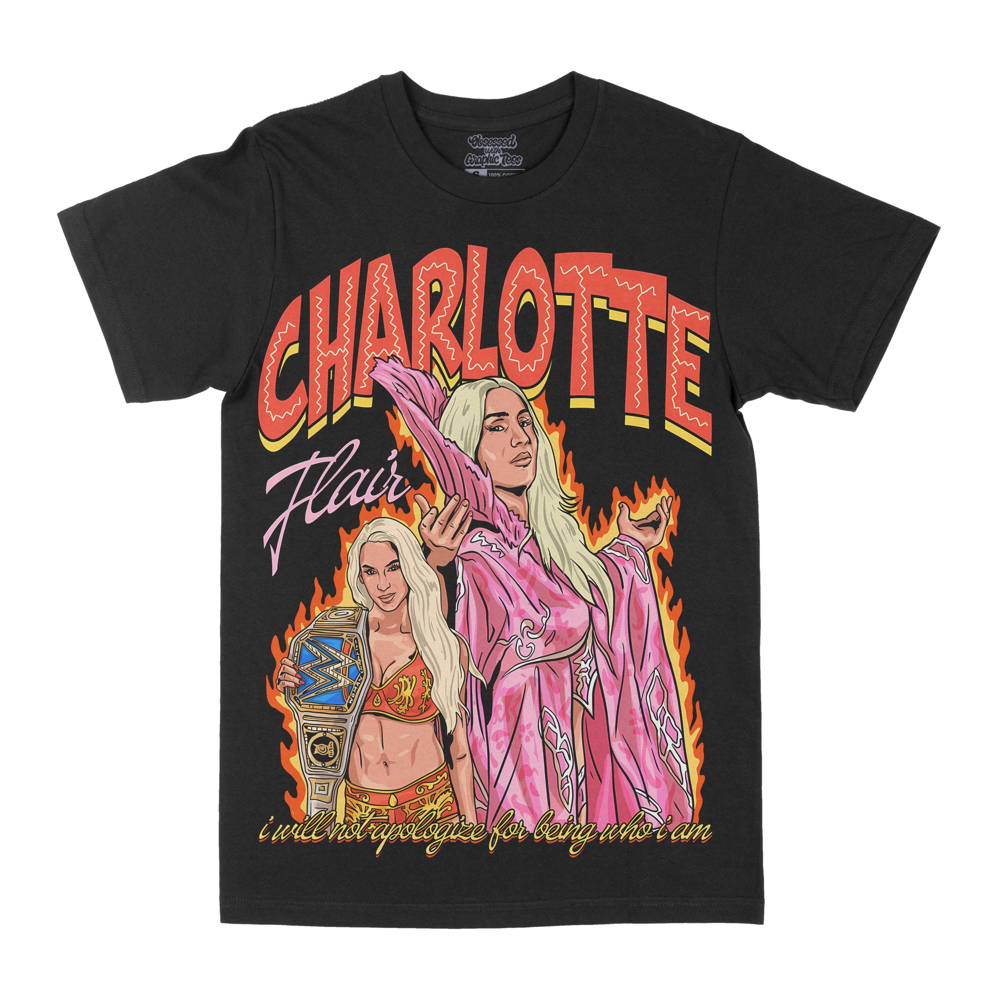 Charlotte Flair "Who Am I" Graphic Tee