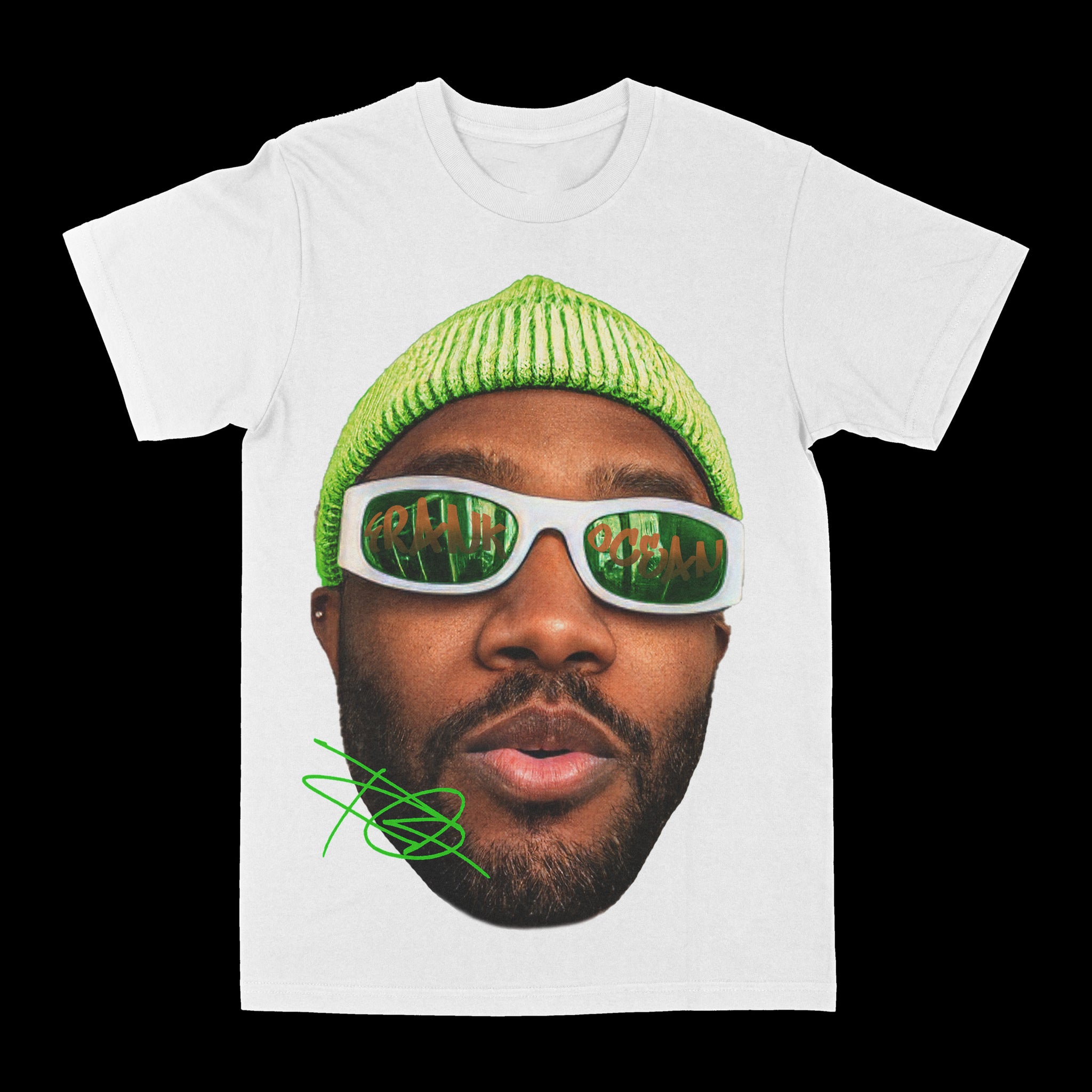 Frank Ocean "Big Face Beanie" Graphic Tee