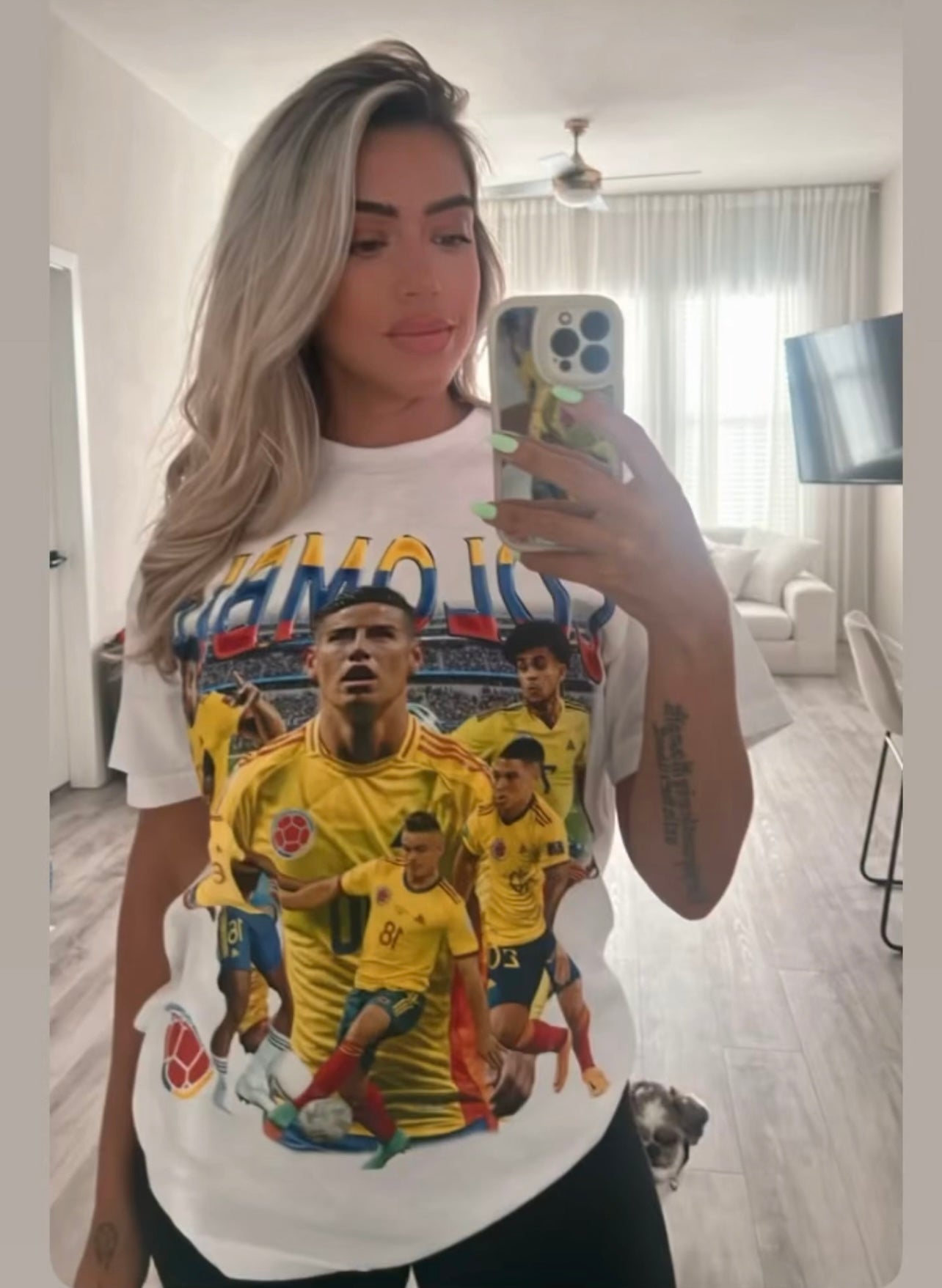 Colombia Soccer Graphic Tee