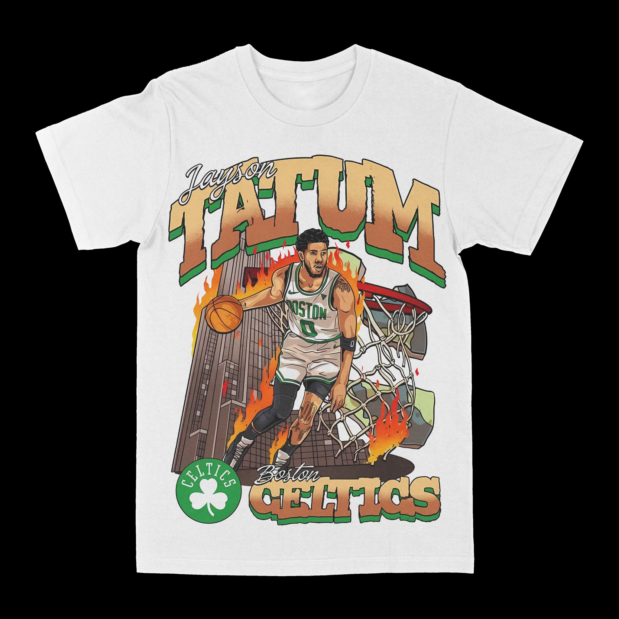 Jayson Tatum "Getting Buckets" Graphic Tee