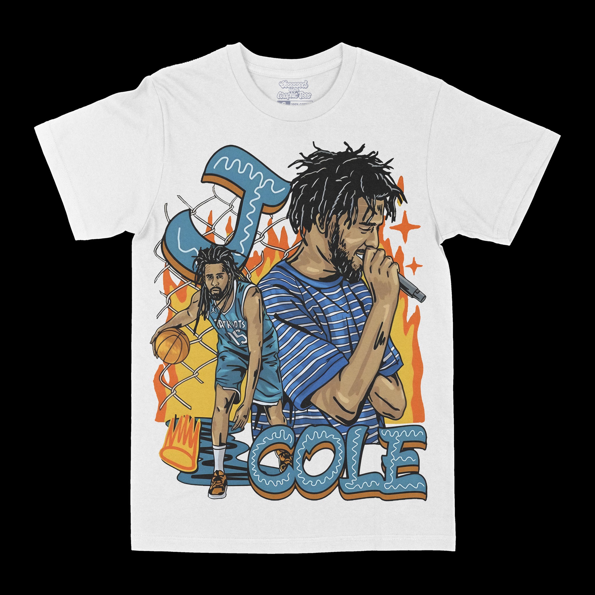 J. Cole "Fire" Graphic Tee