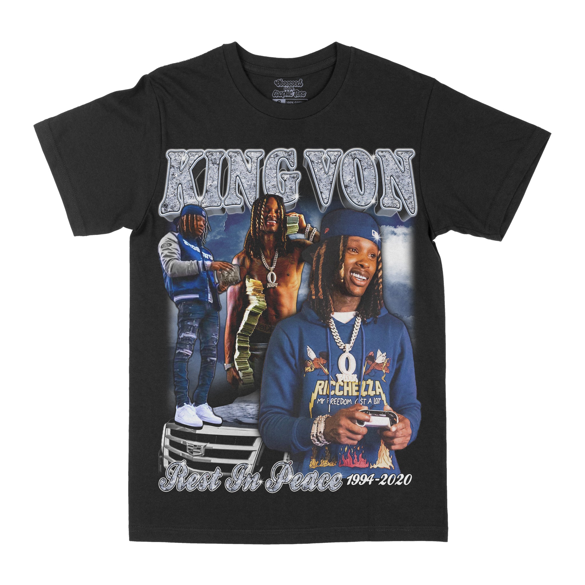 King A Ripper King Von RIP Graphic Tee
