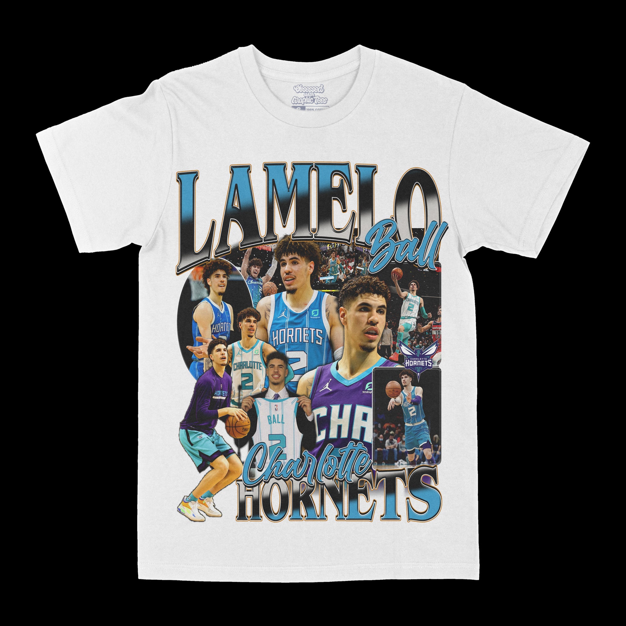 Lamelo Ball "Charlotte Hornets" Graphic Tee