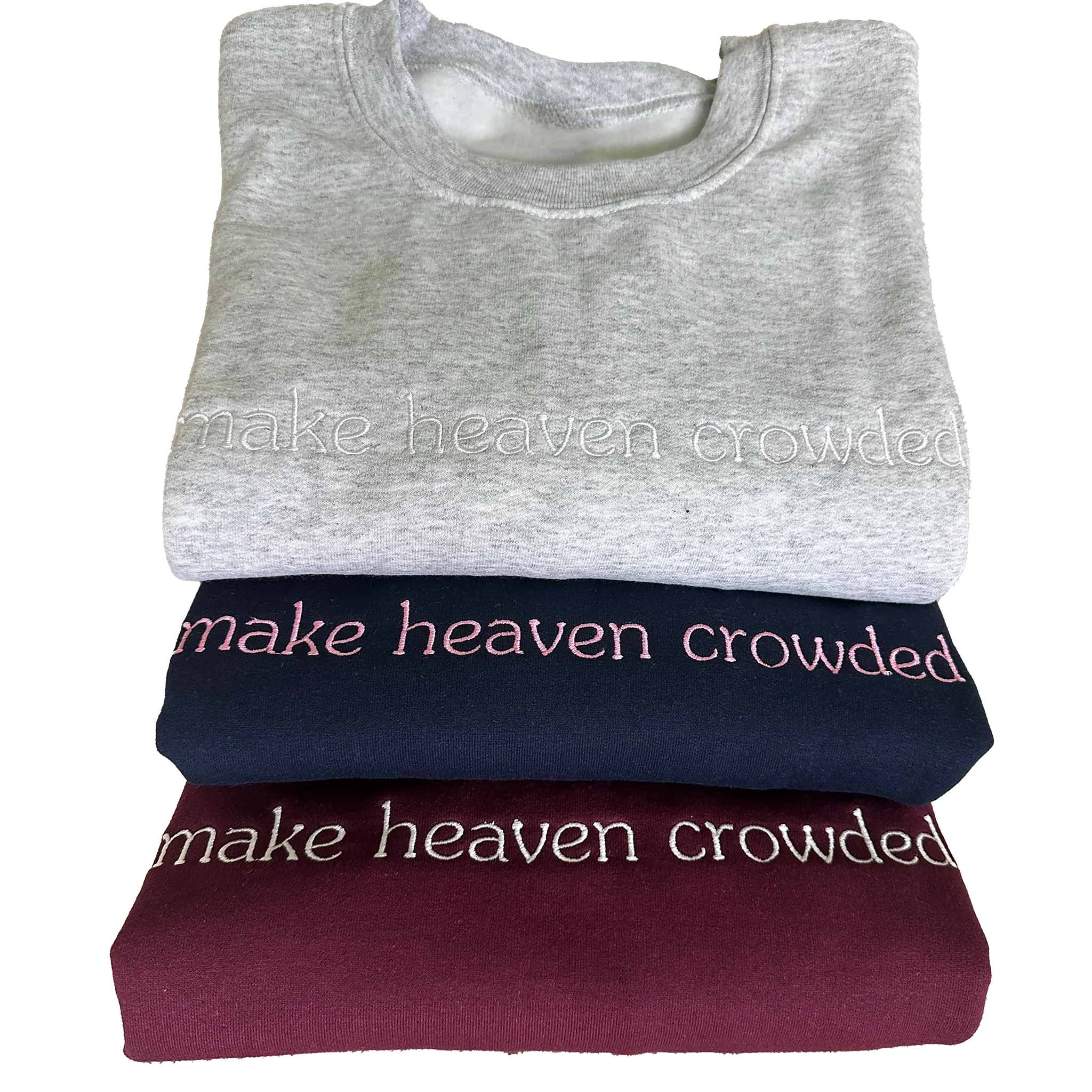 Embroidered Make Heaven Crowded Sweatshirt