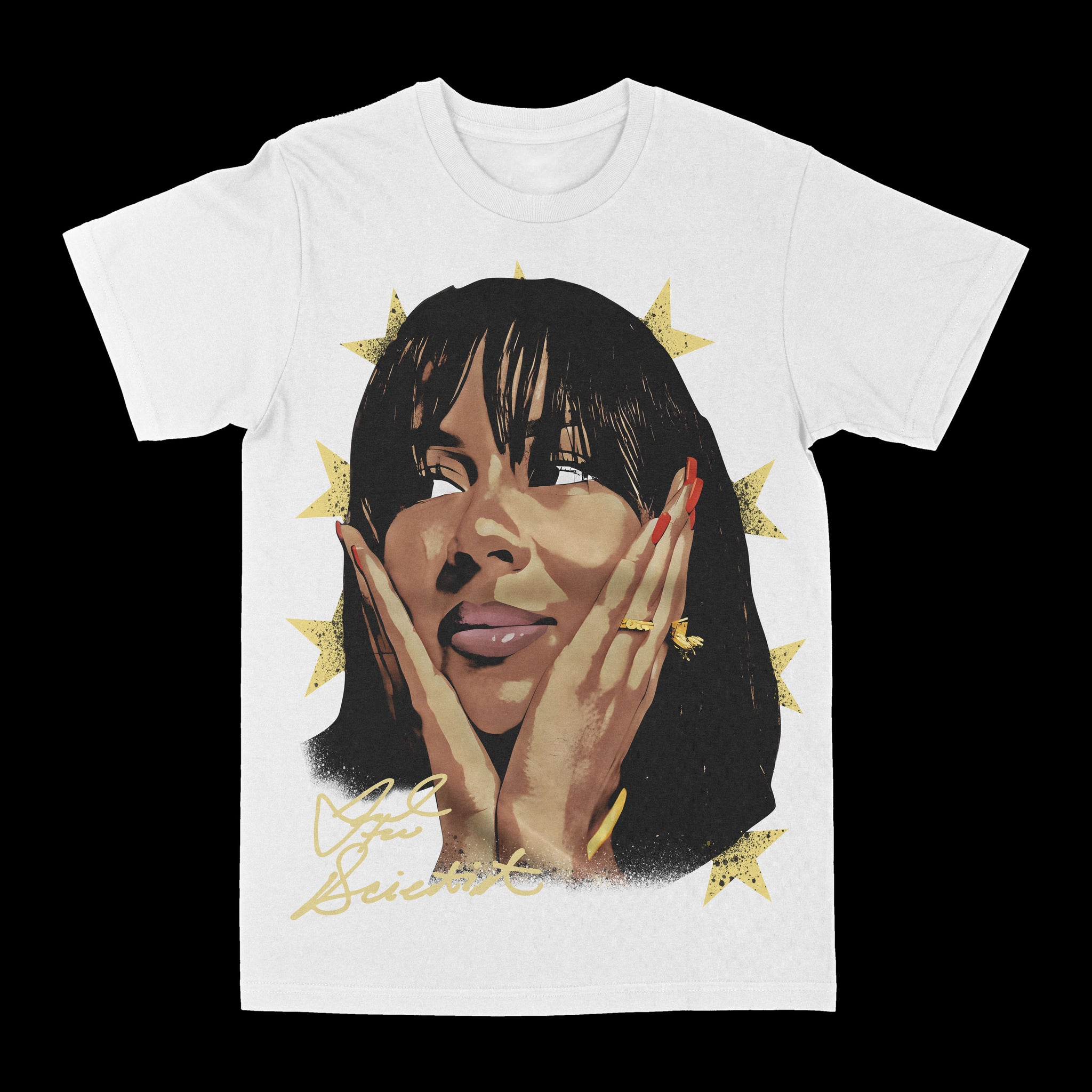 Mariah The Scientist "Big Face Stars" Graphic Tee