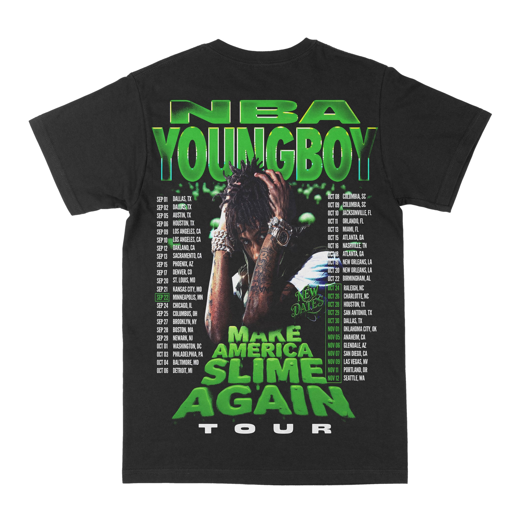 NBA Youngboy "MASA Tour 3" Graphic Tee