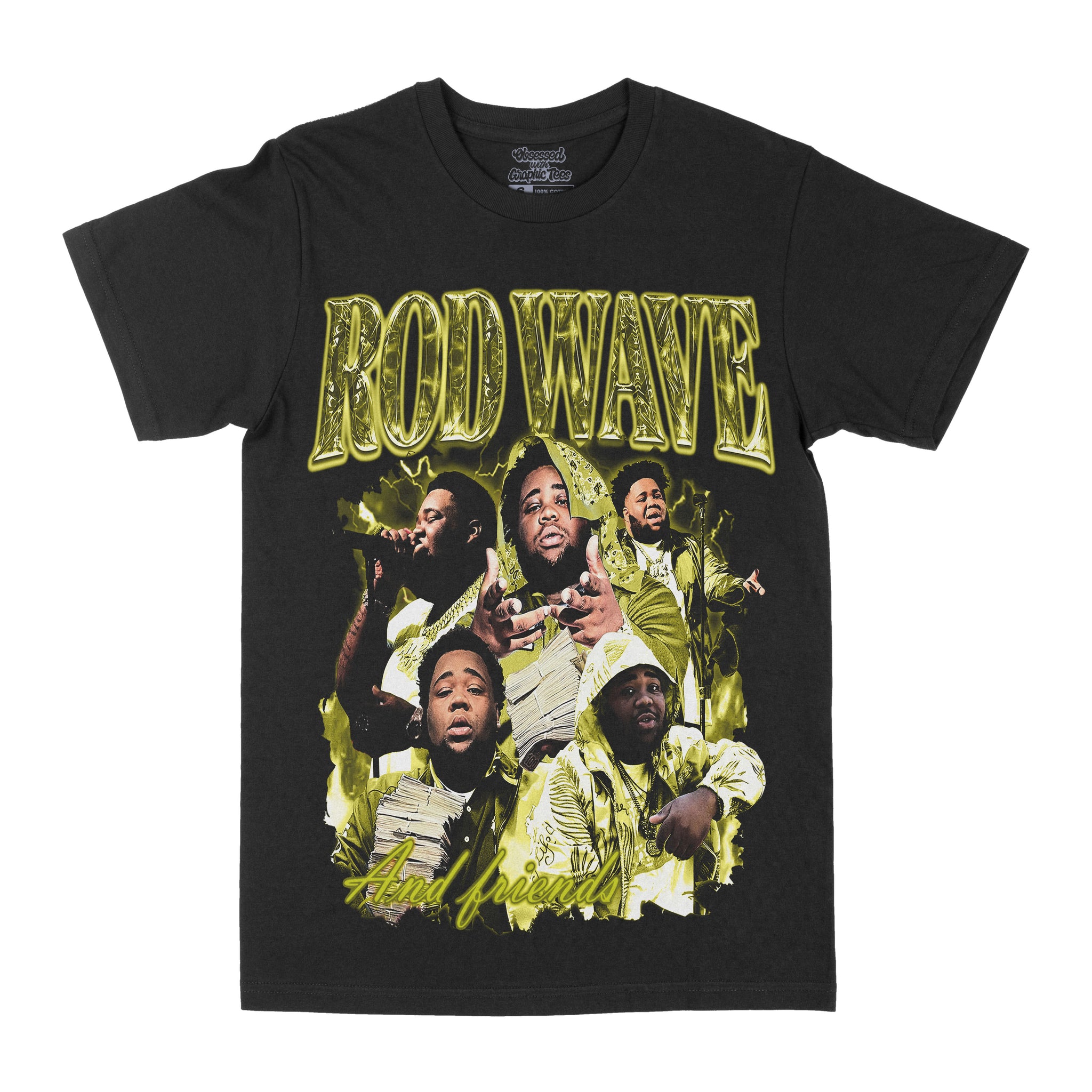 Rod Wave & Friends Black Graphic Tee
