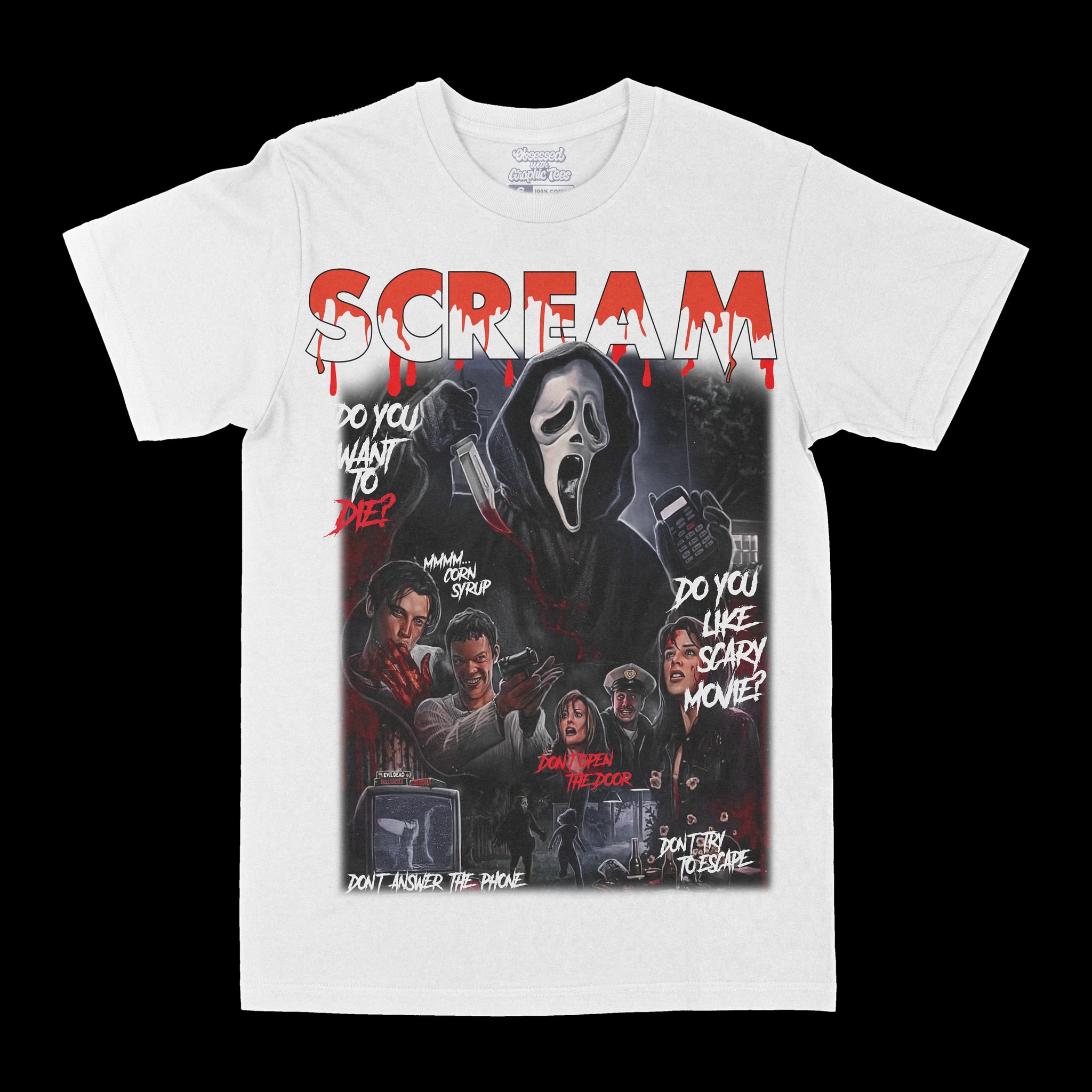 Scream "Don't Answer The Phone" Graphic Tee