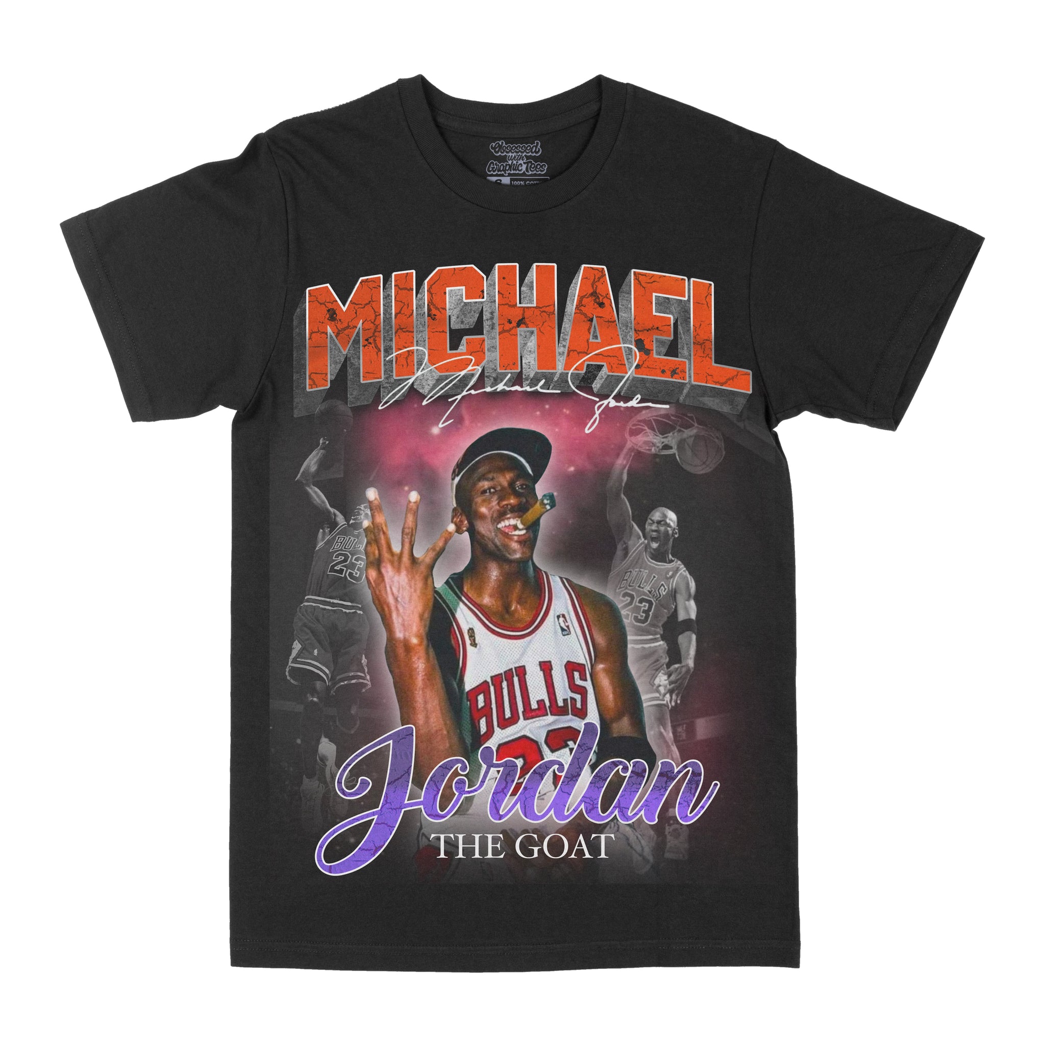 Michael Jordan "Cigar II"  Graphic Tee