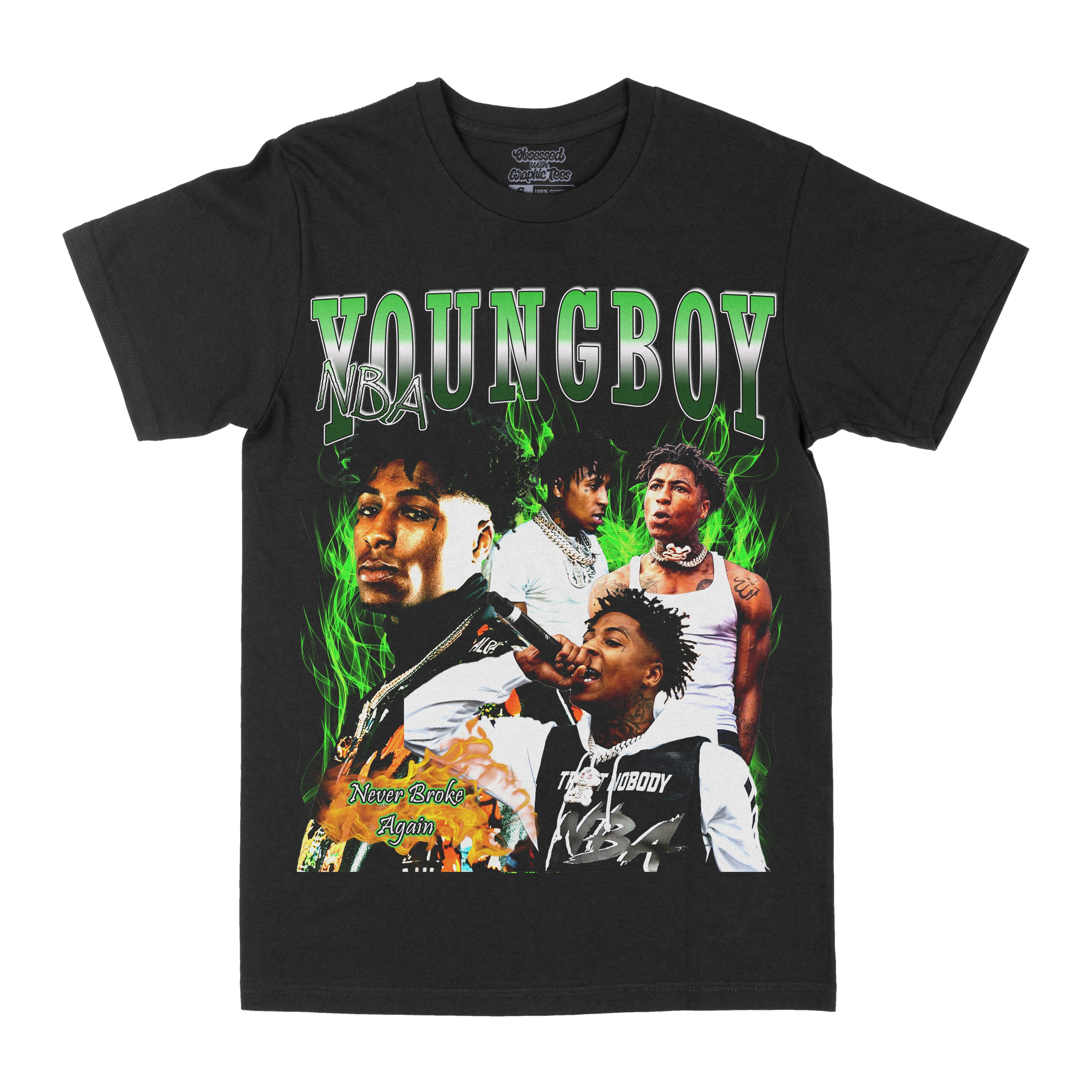 NBA Youngboy Green Graphic Tee