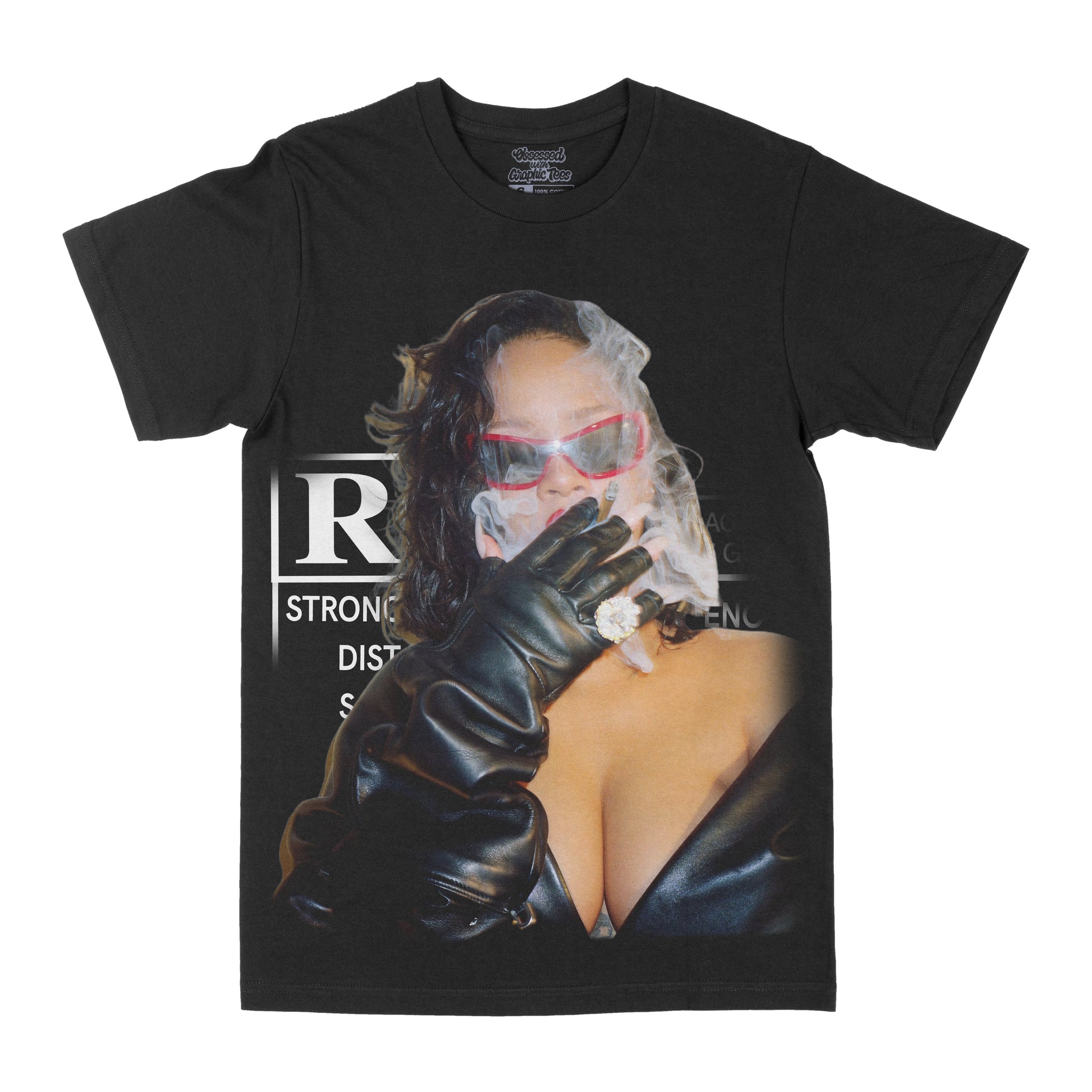 Obsessed Boutique Rihanna When The Smoke Clears Graphic Tee Adult Small / Black / Regular Heavyweight