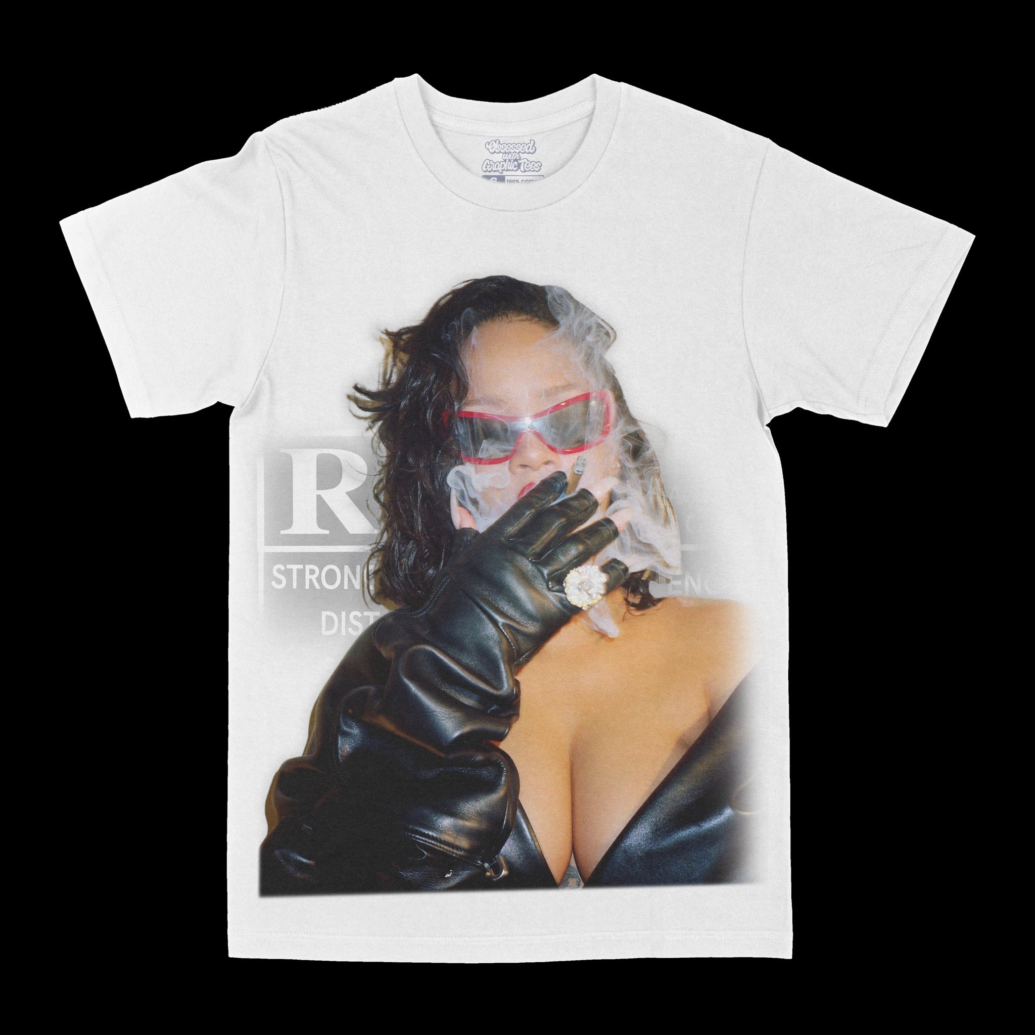Obsessed Boutique Rihanna When The Smoke Clears Graphic Tee Adult Small / Black / Regular Heavyweight